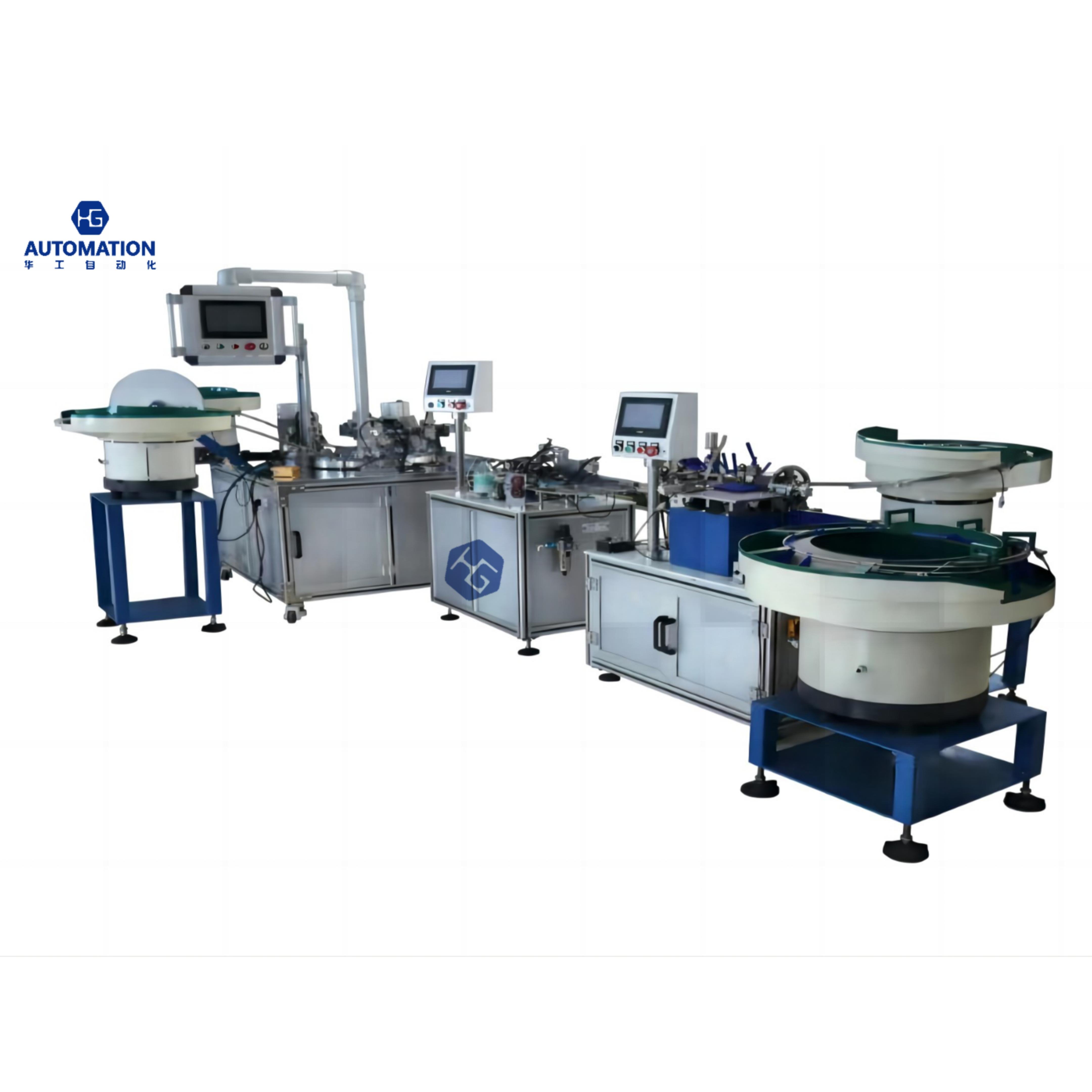 Twin Blades Shaving Razor Assembly Automatic Machine Linear Type Razor Production Line